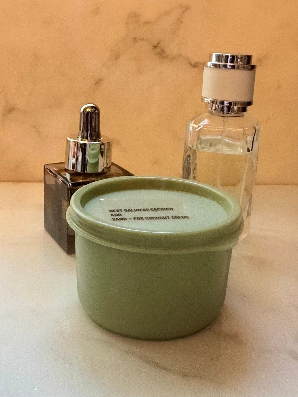 Coconut Dusting Powder - with Sand + Fog Coconut Creme and Nest Balinese Coconut